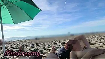 French Teacher Nudist Beach Legs Open Pussy Flash Masturbating Wet Pussy Public Risk Caught Voyeur – Full on RED