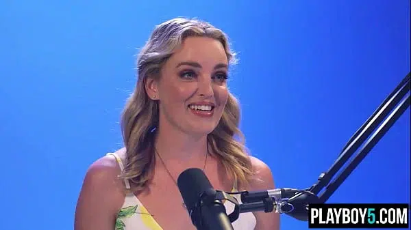 Podcast and masturbation with Ozzie MILF blonde Charlie Forde