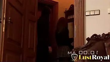 Nikol Sweet with natural tits has anal sex with a mature man