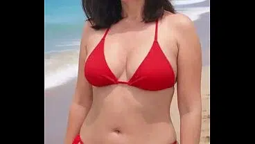 Madrastra bien rica en playa