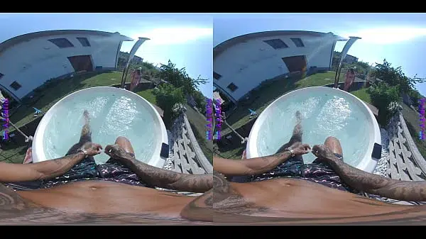 Orgasm in the Jacuzzi