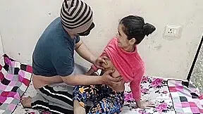 Seeing The Nurse Alone, The Patient Pressed Her Breasts And Fucked Her