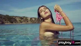 Skinny Naked Teen Katrina Pirs Reveals Her Sweaty Sun Kissed Pussy At Beach