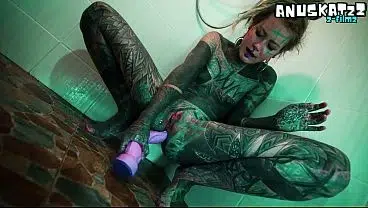 Testing Limits Teen Masturbates with New Wand