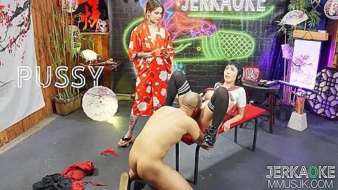 Vanessa Vega Trains Her Ninja Students 18+ In The Way Of Cock