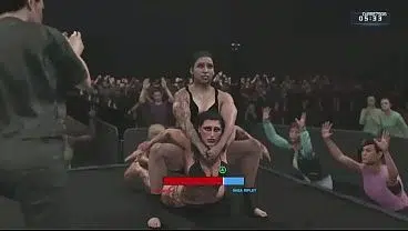 WWE 2k25 Rhea Ripley Dominated in a Bikini