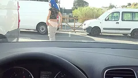Algerian Prostitute With A Client In Her Car In A Suburb Of Marseille
