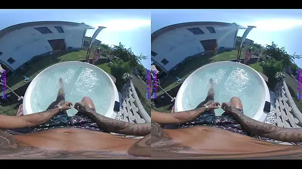 Orgasm in the Jacuzzi