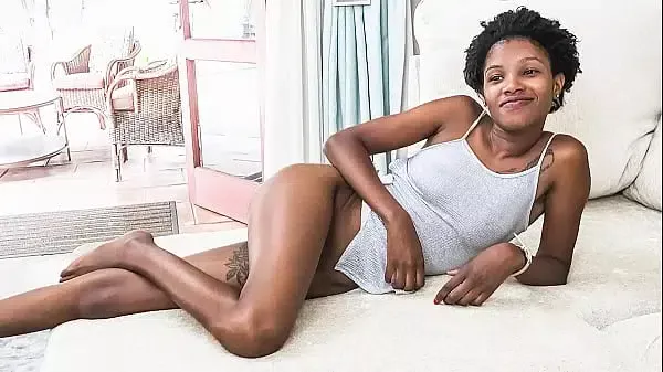 Skinny Black Teen Tight Pussy Banged Raw On Amateur Couch Casting