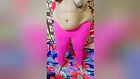 Village Chubby Tamil Wife Exercising Naked Inside The House In The Morning