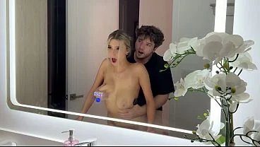 All Natural Big Tits Blonde Fucked In Front Of Mirror – Cas Summer – Luke Cooper