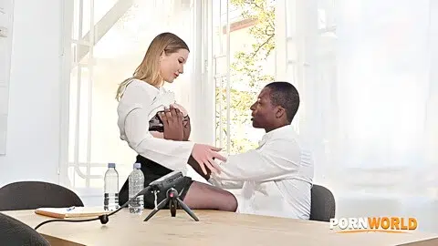 Amalia Davis – Seductive Content Creator Amalia Davis Takes A Bbc Anal Pounding While Filming A Podcast