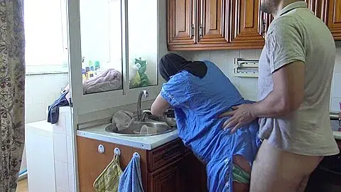 سكس في مستشفى من الطين مع الممرضة Pregnant Arab Wife Fast Creampie In Kitchen