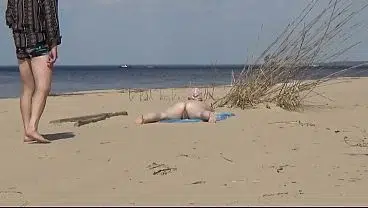 Fucked a stranger on the beach