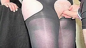 Fucking A Girl With A Angled Virgin Pick, And Cum In Her (cum On Nylon)