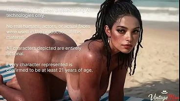 I was trying to relax on the beach, and then, unexpectedly, a local old man found me and fucked me [AI]