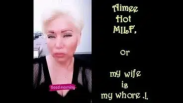My slut and bitch wife, her beautiful big natural tits with large nipples, and my cock in her sweet mouth and anal plugs…))
