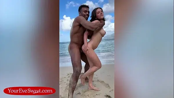 Public Beach Sex! I Rode Lifeguard Troy Francisco’s BBC In The Sand – Eve Sweet