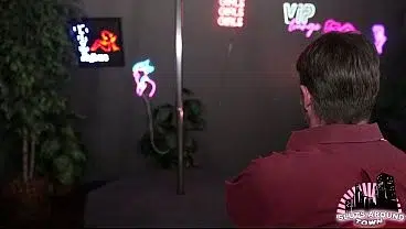 Strip club audition turns into a private show