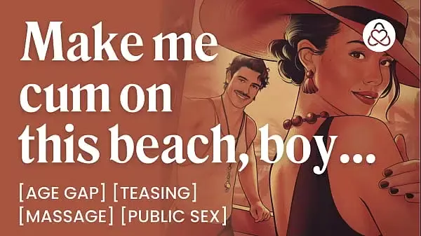 Hot MILF Fucked by a Lifeguard on a Beach – Public Sex & Teasing – ASMR Audio Porn – Erotic Audio Roleplay for Women